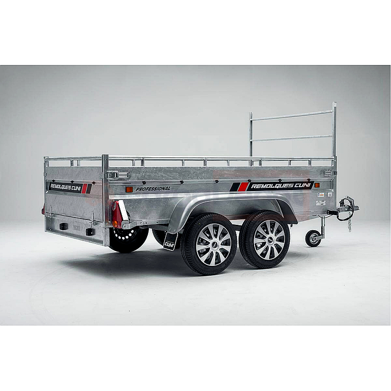 ROBUST R8 Remolque de carga reforzado 2 ejes MMA 1500kg, 253x134x50cm - Imagen 14