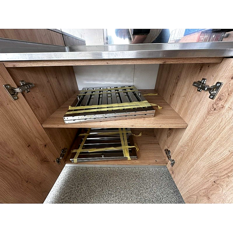 Contenedor Catering 20 HC 15 m² con paredes laterales elevables - Imagen 4