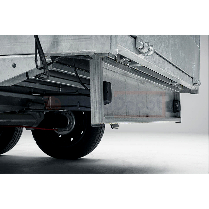 ROBUST R8 Remolque de carga reforzado 2 ejes MMA 1500kg, 253x134x50cm - Imagen 8