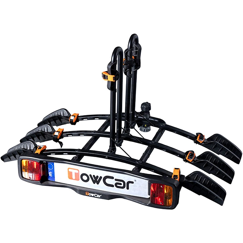 Portabicicletas Towcar B3 para 3 bicicletas con sistema antirrobo