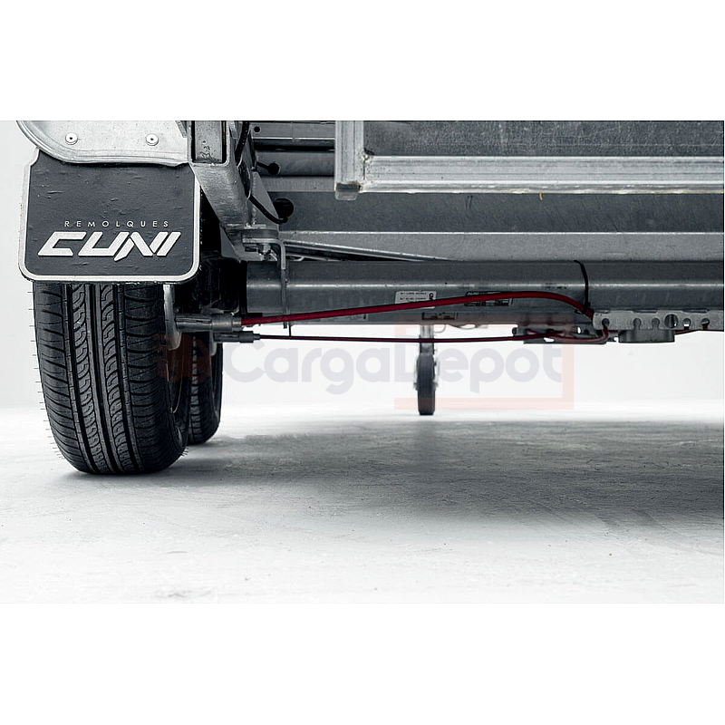 ROBUST R8 Remolque de carga reforzado 2 ejes MMA 1500kg, 253x134x50cm - Imagen 13
