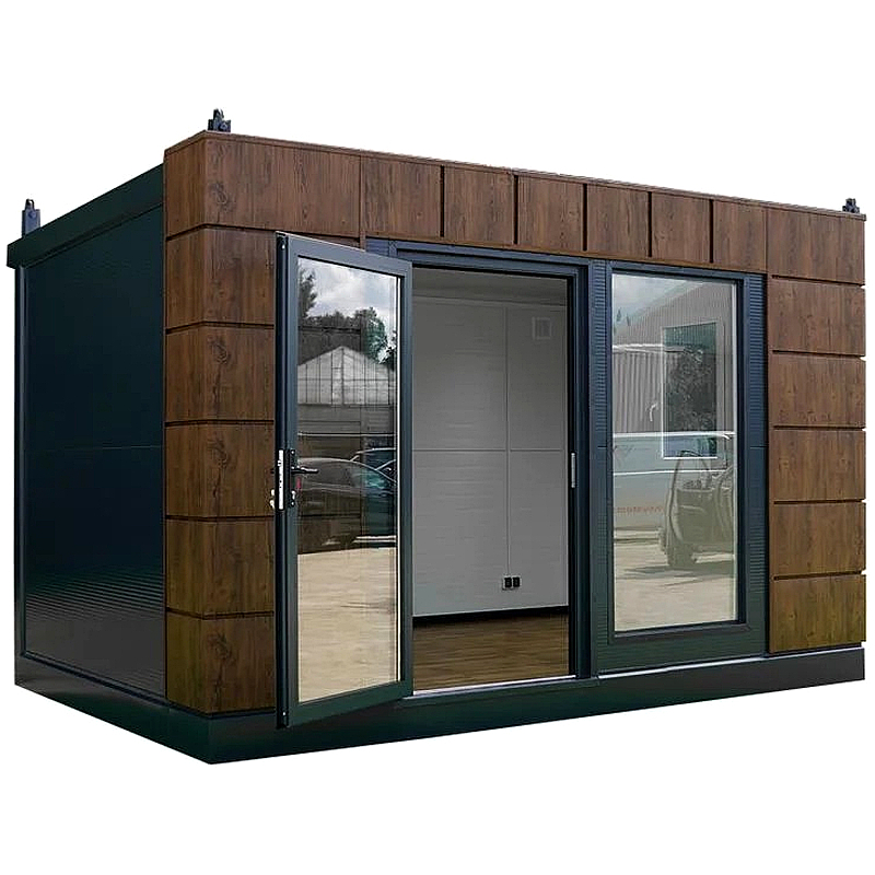 Unidad modular Helsinki 4x3 m RAL 7016, interior blanco y aislada