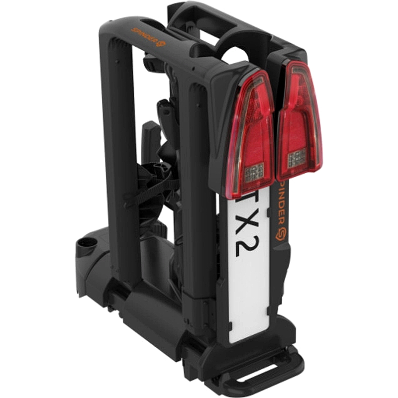 Portabicicletas Spinder TX2 para 2 bicis, abatible y plegable - Imagen 6
