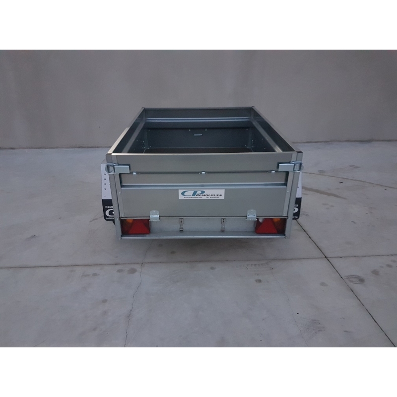 CP 160x120 Remolque de Carga Galvanizado 600kg 1 Eje - Imagen 3
