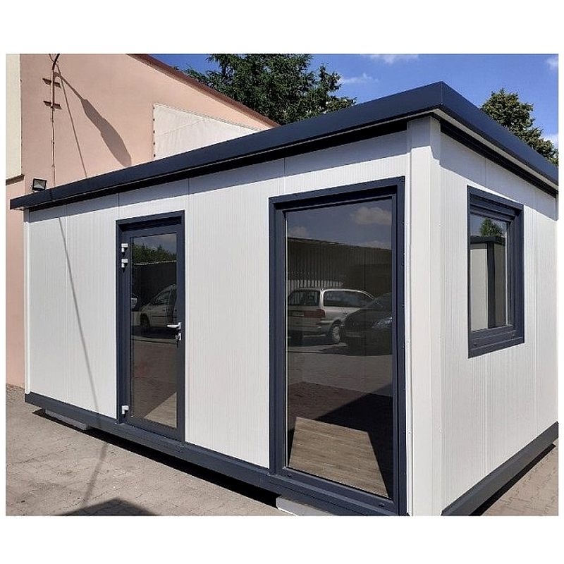 Contenedor habitable de 17 m2 con aislamiento y equipamiento completo
