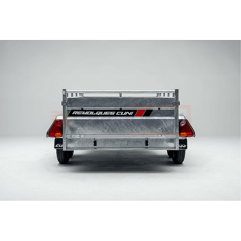 ROBUST R8 Remolque de carga reforzado 2 ejes MMA 1500kg, 253x134x50cm - Imagen 5