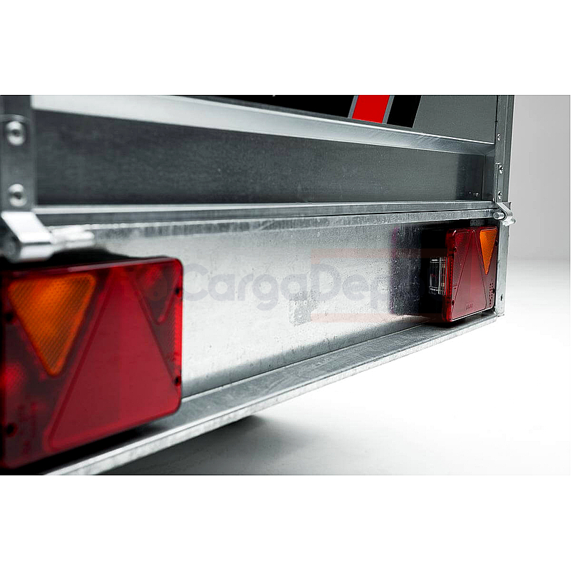 Remolque de carga Cuni 240 PRO - 2 ejes - 750 kg con freno de inercia - Imagen 10