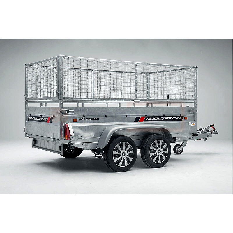 ROBUST R8 Remolque de carga reforzado 2 ejes MMA 1500kg, 253x134x50cm - Imagen 16