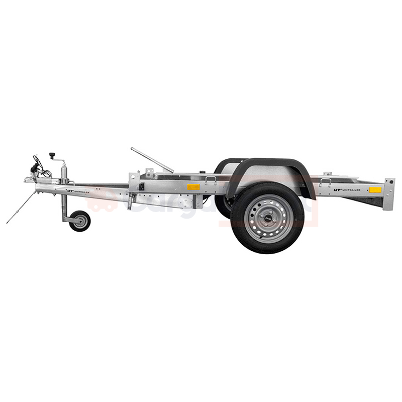 Remolque Unitrailer para moto, 1 riel, compacto y fácil de almacenar - Imagen 6
