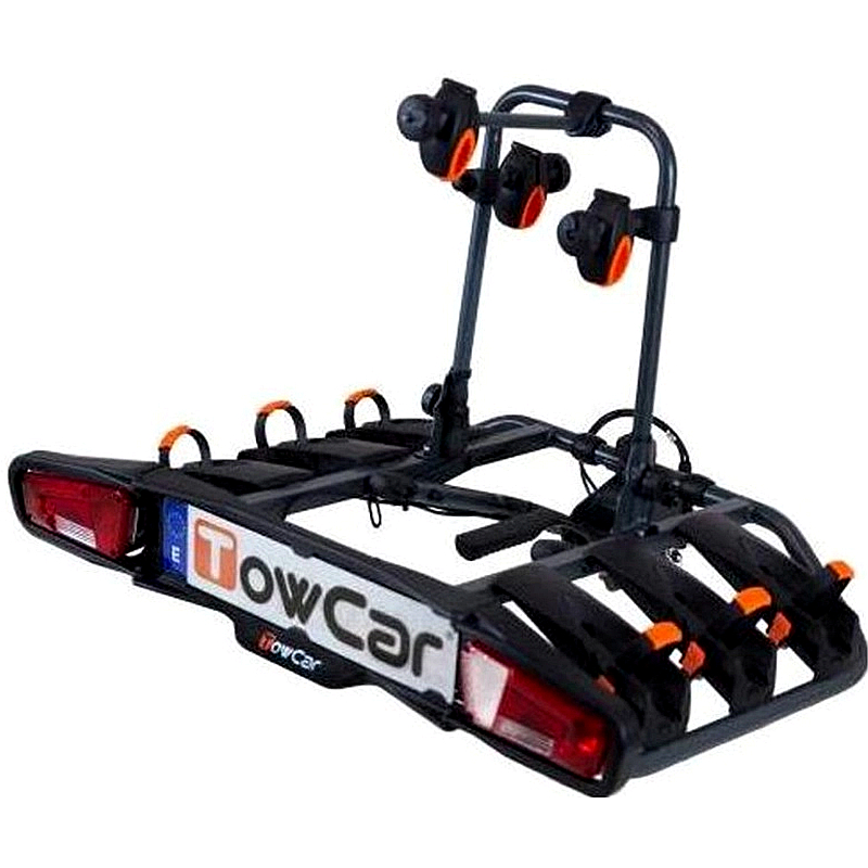 Portabicicletas TowCar TR3 para 3 bicicletas, ideal para montaña
