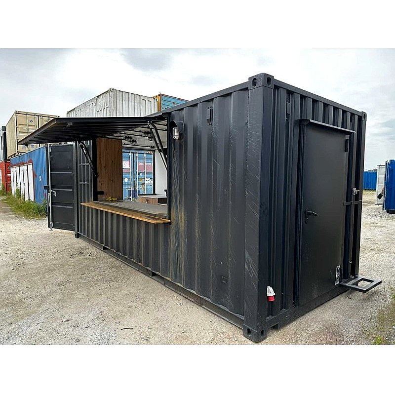 Contenedor Catering 20 HC 15 m² con paredes laterales elevables - Imagen 17