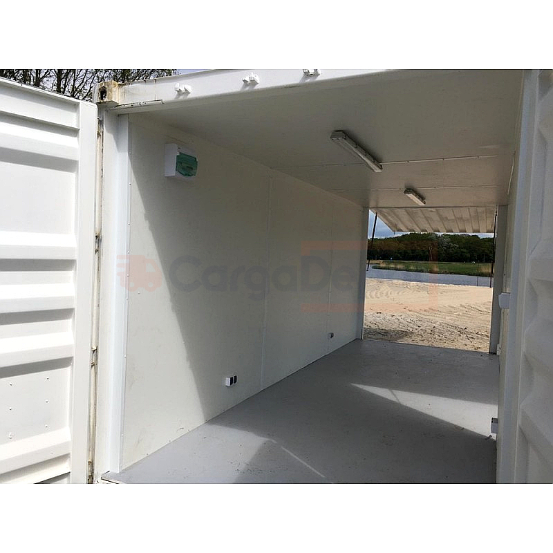 Contenedor catering 15m² aislado, doble trampilla y puerta eléctrica - Imagen 7