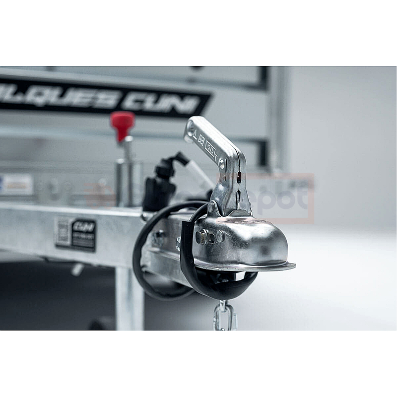 Remolque de carga Cuni 240 PRO - 2 ejes - 750 kg con freno de inercia - Imagen 14