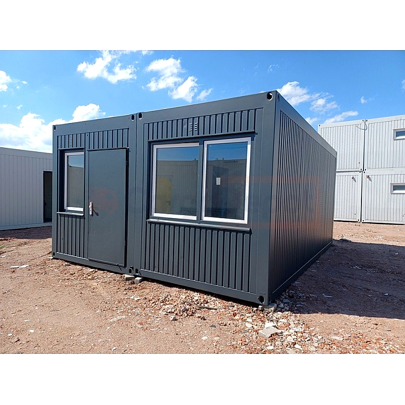 Contenedores DUO residenciales dobles con baño y cocina americana
