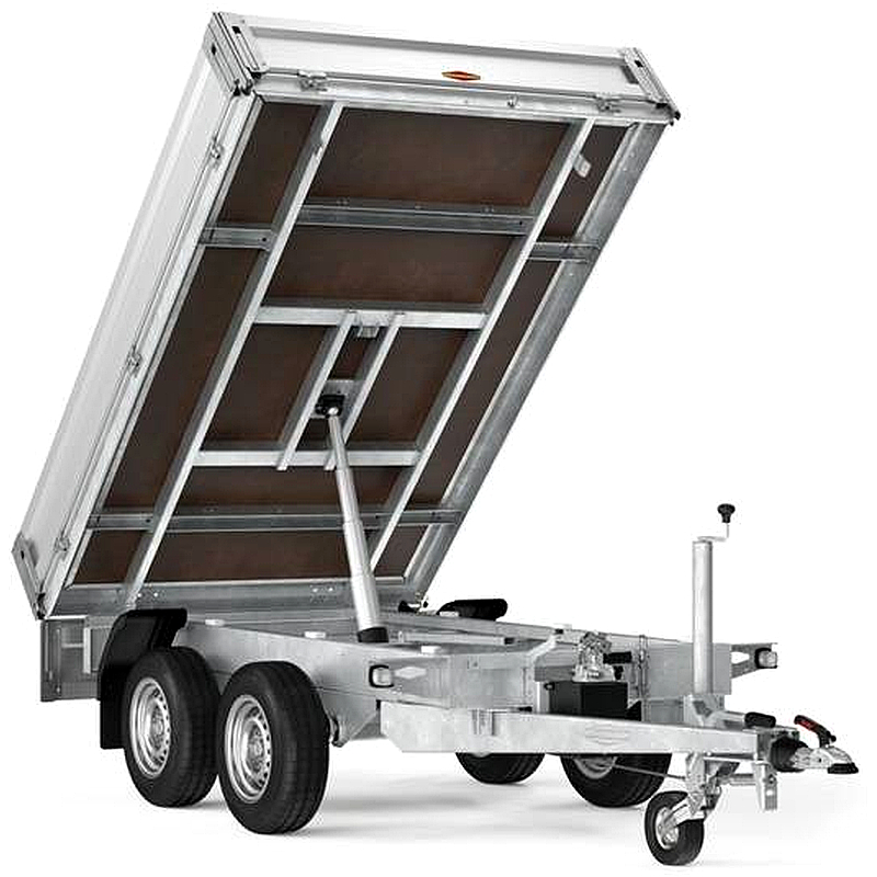 Remolque basculante hidráulico 2 ejes 3500 kg TASKER 400/2C