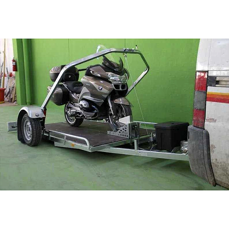 CTM 2500 1E - Remolque Abatible para Motos – 2.5x1.15m - 750 kg
