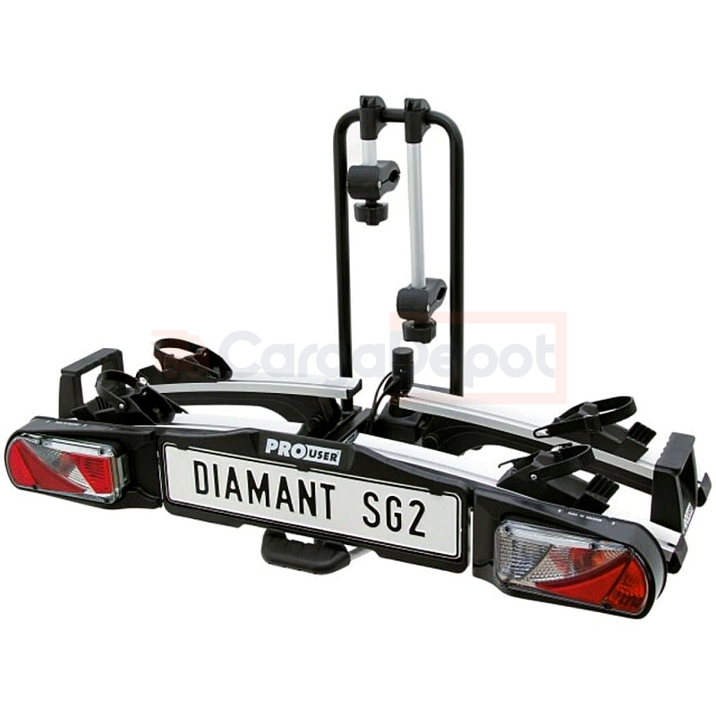 Portabicicletas ProUser Diamant SG2 para 2 bicicletas eléctricas, bola