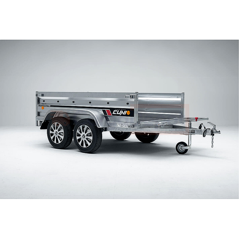 Remolque de carga Cuni 240 PRO - 2 ejes - 750 kg con freno de inercia - Imagen 16
