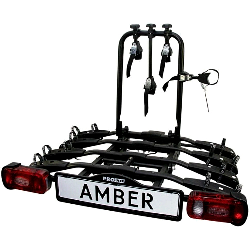 Portabicicletas ProUser Amber IV para 4 bicicletas con enganche rápido