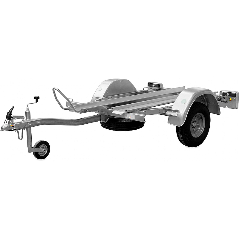 Remolque portamotos PMM-1 con kit de accesorios y rampa