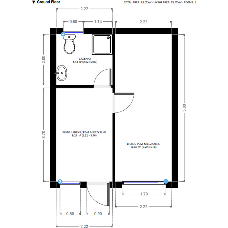 Contenedores DUO residenciales dobles con baño y cocina americana - Imagen 2