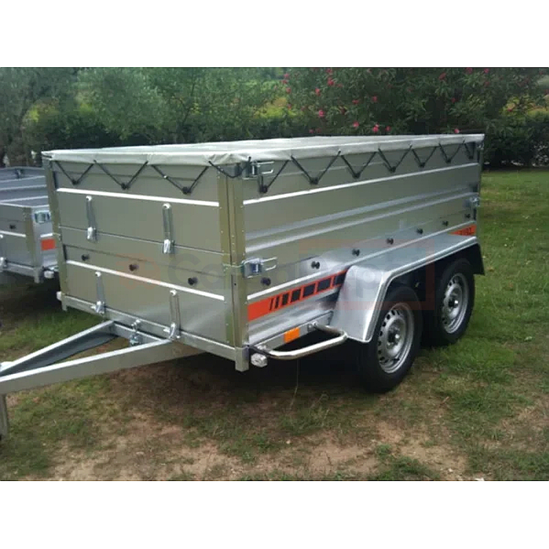 Remolque BORO 2 ejes basculante 750 kg - Sin permiso E