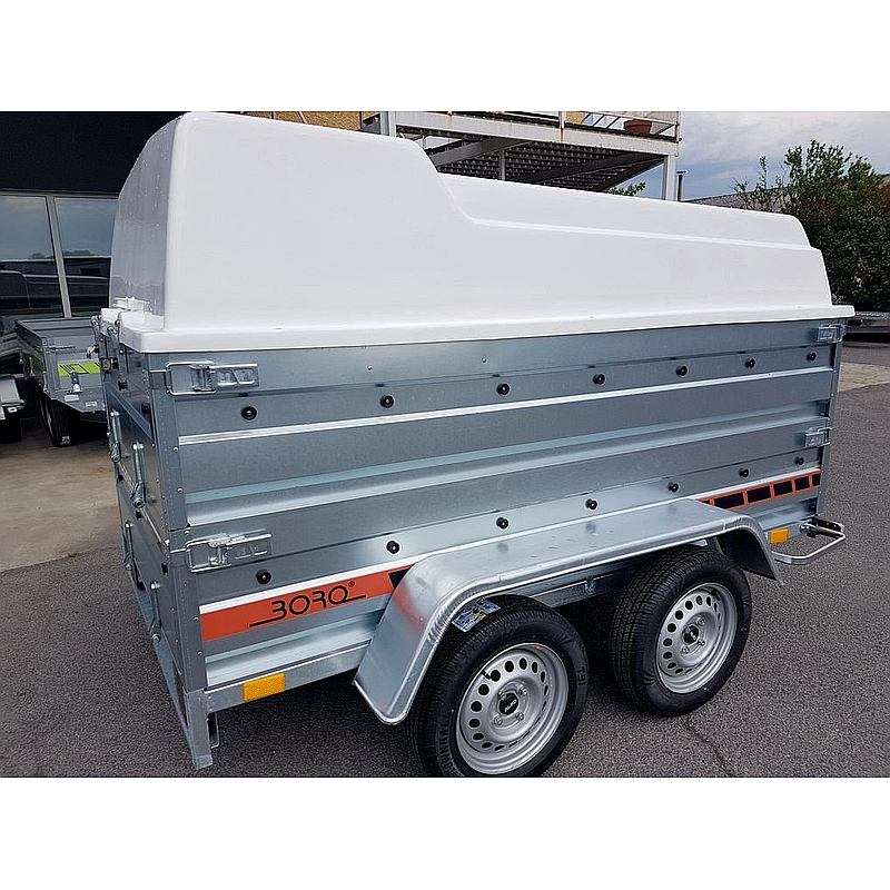 BORO 2 ejes - Remolque basculante 750 kg - 240x135x38cm - Permiso B - Imagen 2