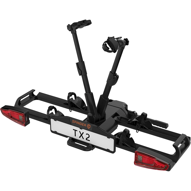 Portabicicletas Spinder TX2 para 2 bicis, abatible y plegable - Imagen 5