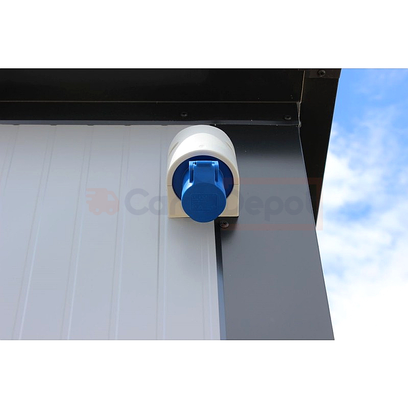 Contenedor de oficina 4,5x2,5 m con luz y carga fácil instalada - Imagen 13