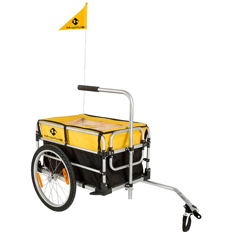 Remolque M-WAVE Stalwart Carry Fold 1 para bici, carga 40 kg