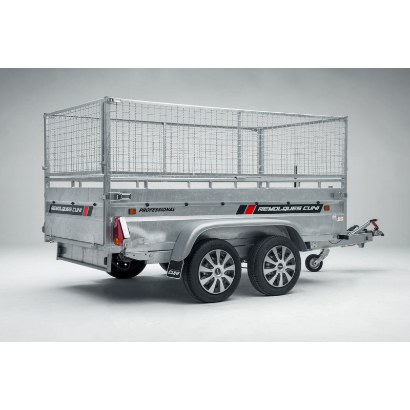 ROBUST R6 Remolque de carga reforzado, 2 ejes, 253x134x50cm, 750kg - Imagen 16