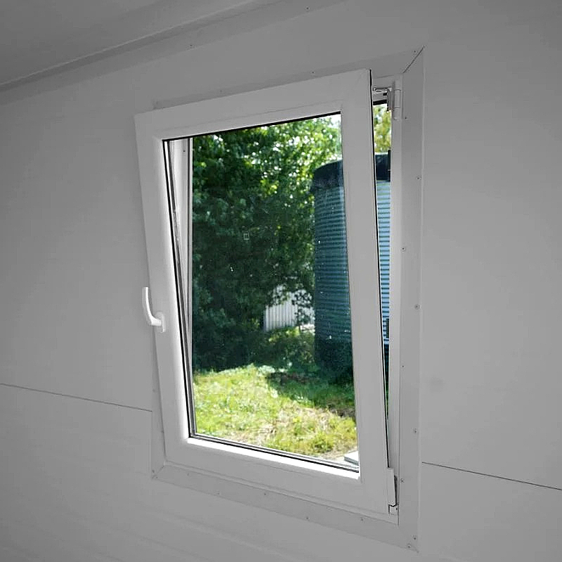 Unidad modular Helsinki 4x3 m RAL 7016, interior blanco y aislada - Imagen 4