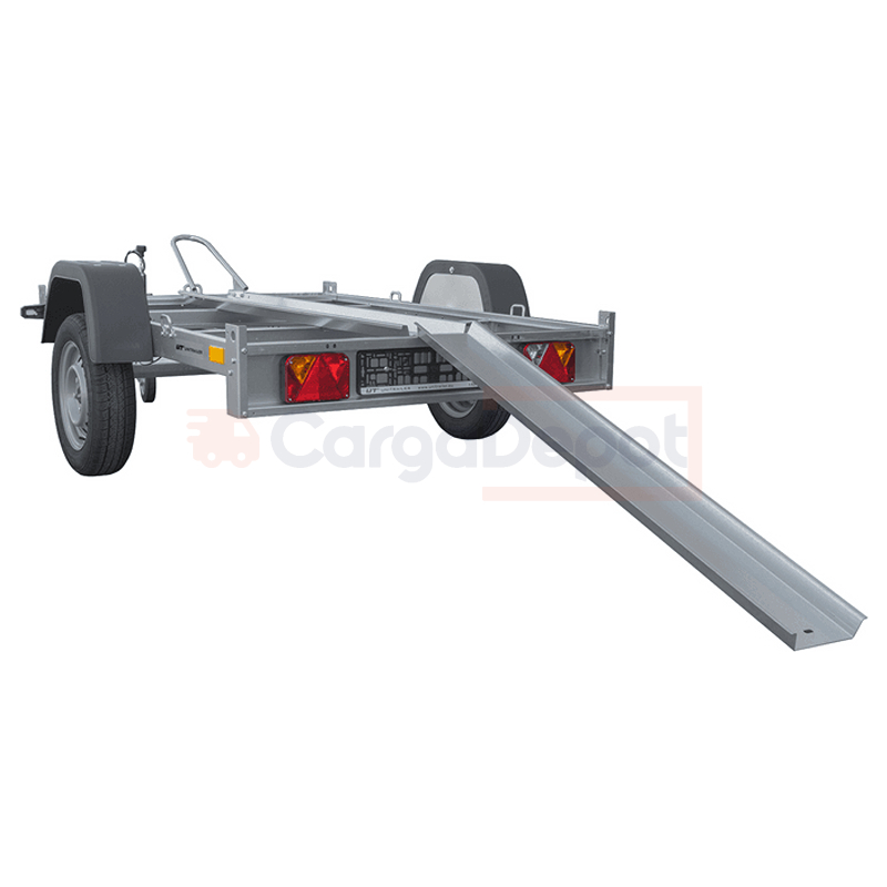 Remolque Unitrailer para moto, 1 riel, compacto y fácil de almacenar - Imagen 5