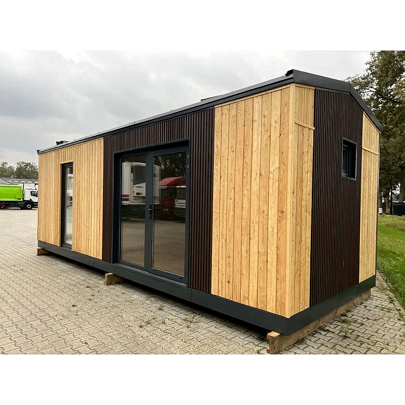 Casa pequeña nueva 24m² (8x3m), alto aislamiento para hogar u oficina
