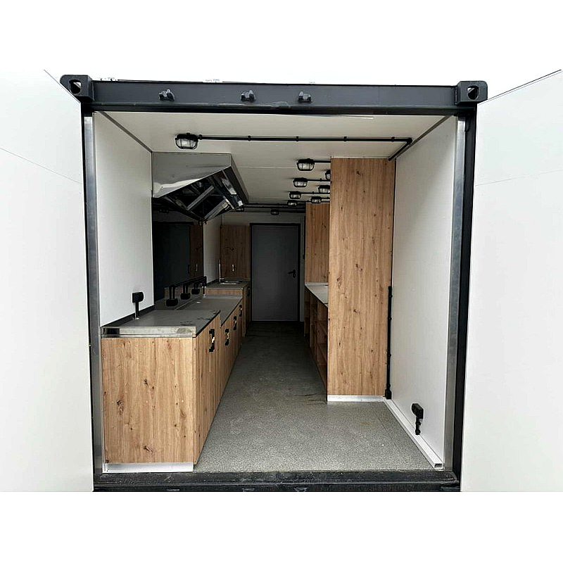 Contenedor Catering 20 HC 15 m² con paredes laterales elevables - Imagen 11