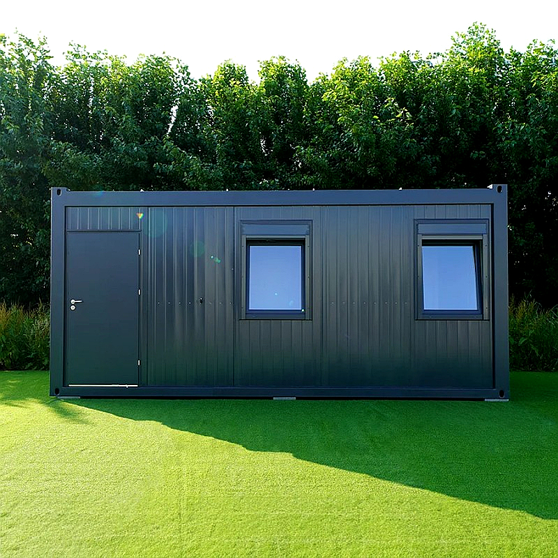 Unidad modular 6x3 m con baño y cocina, aislada y personalizable