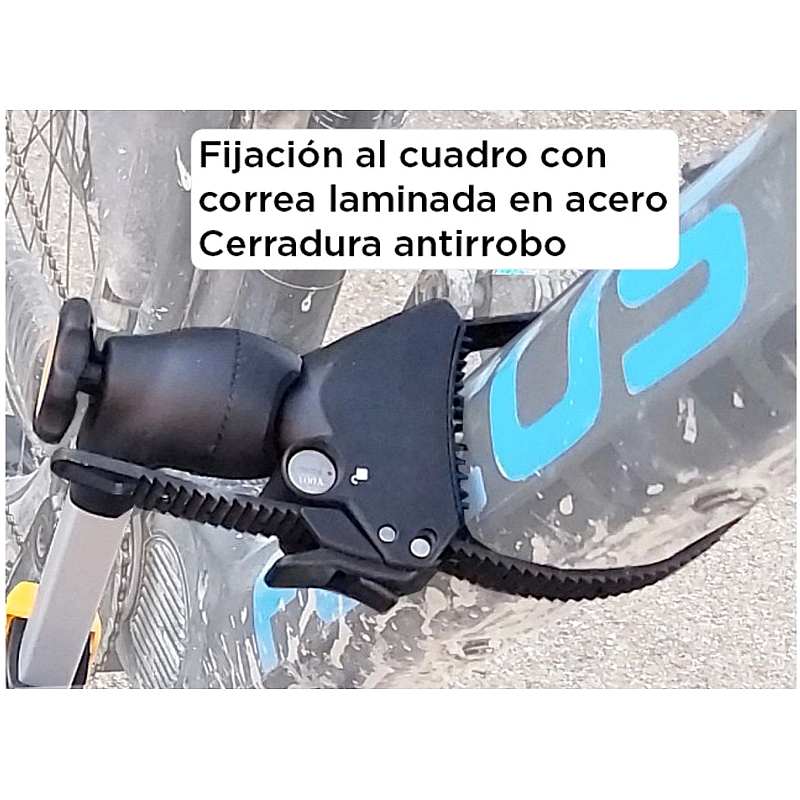 Portabicicletas Spinder TX2 para 2 bicis, abatible y plegable - Imagen 14