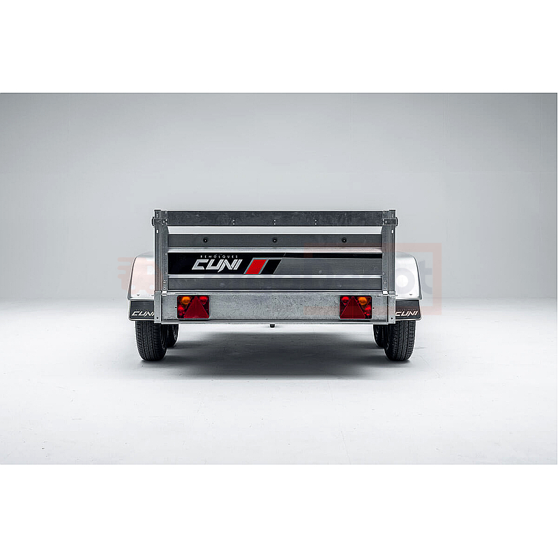Remolque de carga Cuni 240 PRO - 2 ejes - 750 kg con freno de inercia - Imagen 9