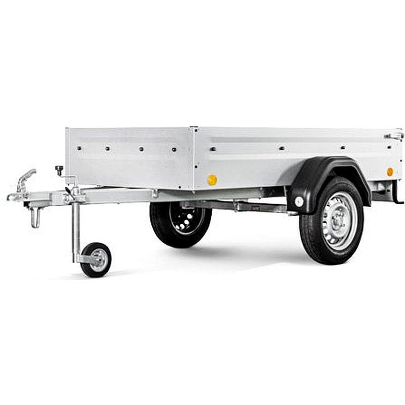 Remolque bagage TPV 750 kg con laterales de acero y 1 eje
