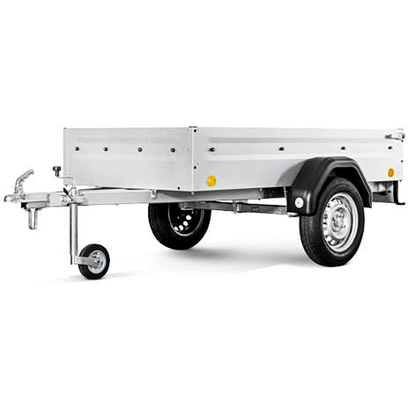 Remolque bagajero TPV 750 kg con chasis largo y 1 eje
