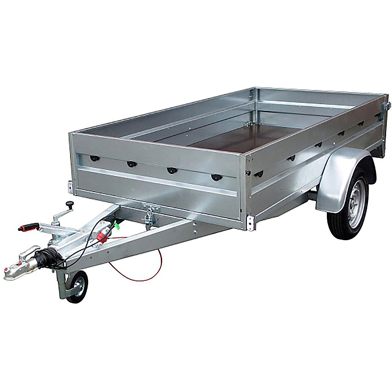 Remolque de carga Classic 2.00 con freno y caja abatible