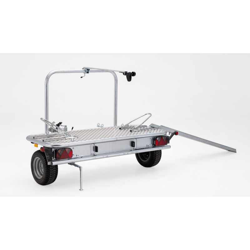Remolque de Motos Transversal - 245x184cm - 500kg - Imagen 18